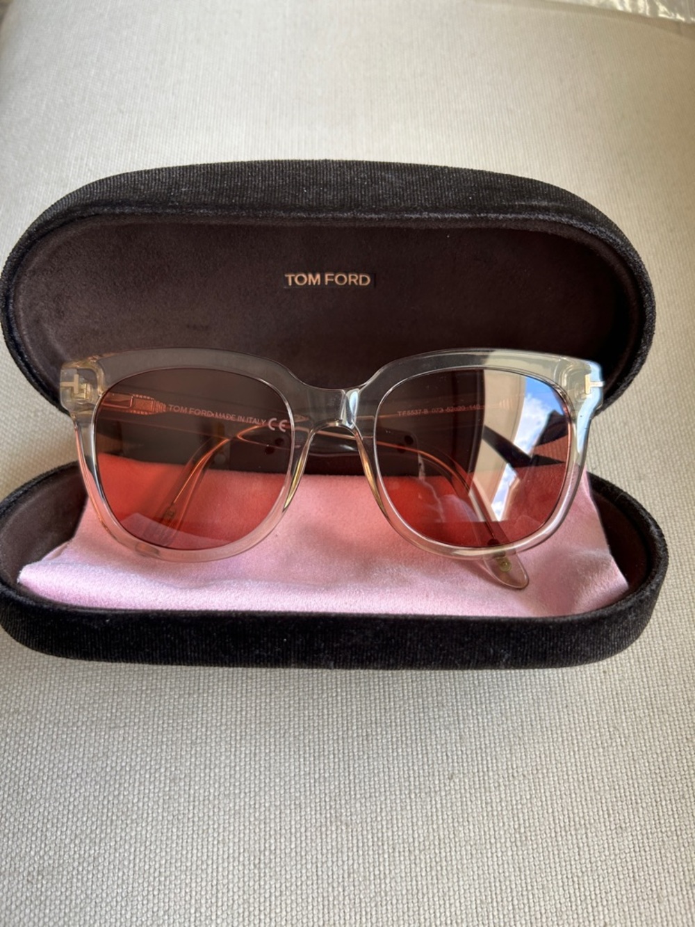 Tom Ford Brown/ Translucent Sunglasses